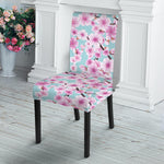 Sakura Cherry Blossom Pattern Print Dining Chair Slipcover