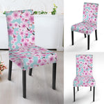Sakura Cherry Blossom Pattern Print Dining Chair Slipcover