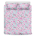 Sakura Cherry Blossom Pattern Print Duvet Cover Bedding Set