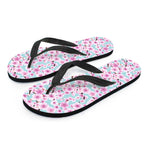 Sakura Cherry Blossom Pattern Print Flip Flops