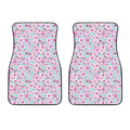 Sakura Cherry Blossom Pattern Print Front Car Floor Mats