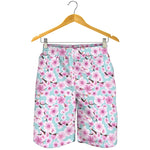 Sakura Cherry Blossom Pattern Print Men's Shorts