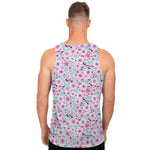 Sakura Cherry Blossom Pattern Print Men's Tank Top