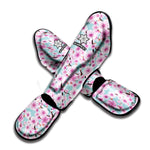 Sakura Cherry Blossom Pattern Print Muay Thai Shin Guard