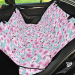 Sakura Cherry Blossom Pattern Print Pet Car Back Seat Cover