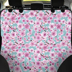 Sakura Cherry Blossom Pattern Print Pet Car Back Seat Cover