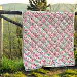 Sakura Cherry Blossom Pattern Print Quilt