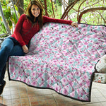 Sakura Cherry Blossom Pattern Print Quilt