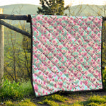 Sakura Cherry Blossom Pattern Print Quilt