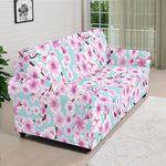 Sakura Cherry Blossom Pattern Print Sofa Cover