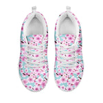 Sakura Cherry Blossom Pattern Print White Sneakers