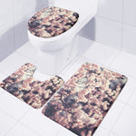 Sakura Cherry Blossom Print 3 Piece Bath Mat Set