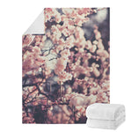 Sakura Cherry Blossom Print Blanket