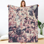 Sakura Cherry Blossom Print Blanket
