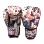 Sakura Cherry Blossom Print Boxing Gloves