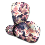 Sakura Cherry Blossom Print Boxing Gloves