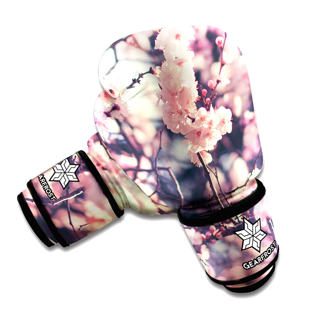 Sakura Cherry Blossom Print Boxing Gloves