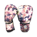 Sakura Cherry Blossom Print Boxing Gloves