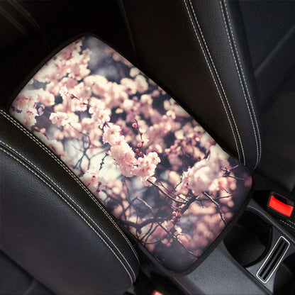 Sakura Cherry Blossom Print Car Center Console Cover