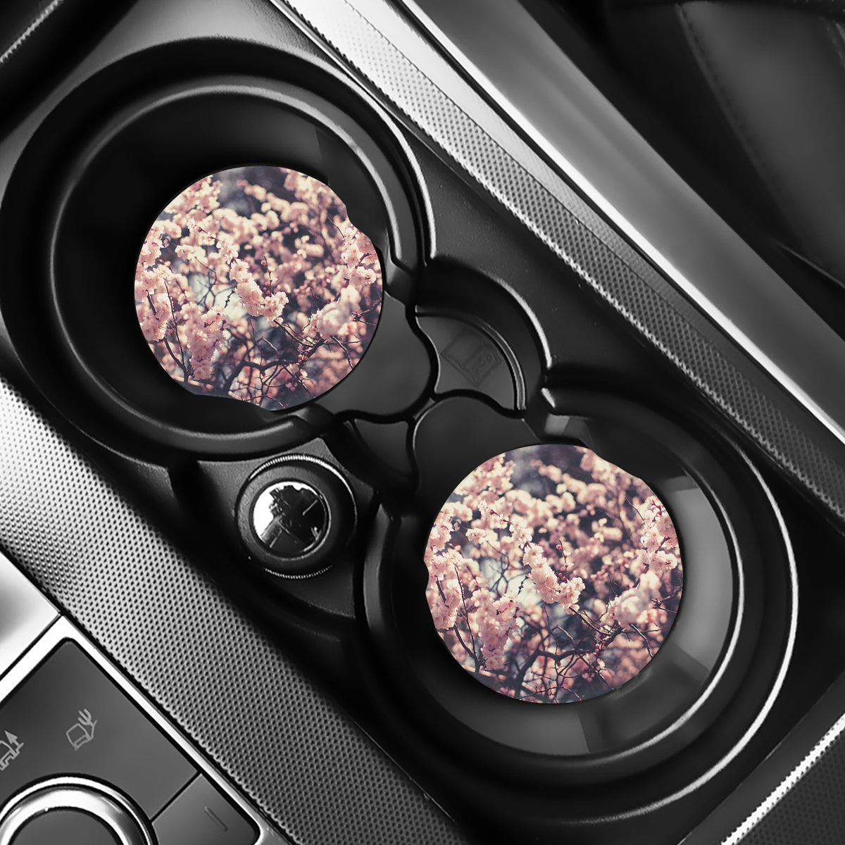 Sakura Cherry Blossom Print Car Coasters
