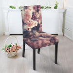 Sakura Cherry Blossom Print Dining Chair Slipcover