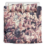 Sakura Cherry Blossom Print Duvet Cover Bedding Set