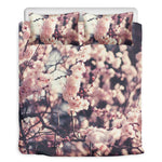 Sakura Cherry Blossom Print Duvet Cover Bedding Set