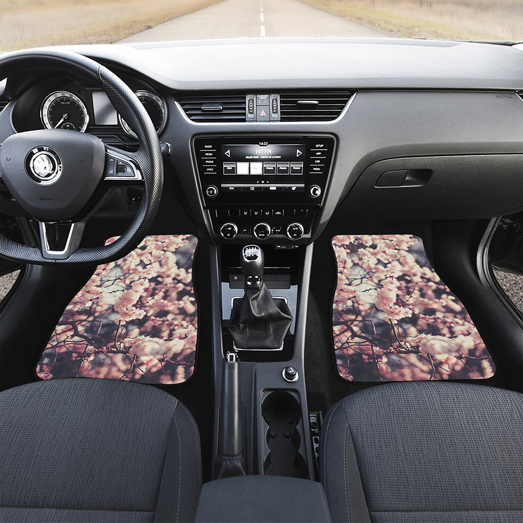 Sakura Cherry Blossom Print Front Car Floor Mats