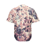 Sakura Cherry Blossom Print Men's Baseball Jersey