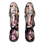 Sakura Cherry Blossom Print Muay Thai Shin Guard