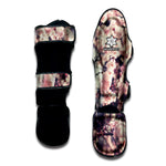 Sakura Cherry Blossom Print Muay Thai Shin Guard
