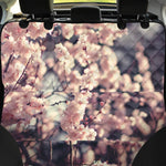 Sakura Cherry Blossom Print Pet Car Back Seat Cover