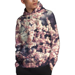 Sakura Cherry Blossom Print Pullover Hoodie