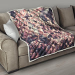 Sakura Cherry Blossom Print Quilt