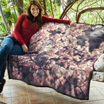 Sakura Cherry Blossom Print Quilt