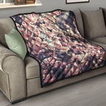 Sakura Cherry Blossom Print Quilt