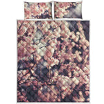 Sakura Cherry Blossom Print Quilt Bed Set