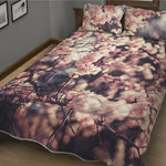 Sakura Cherry Blossom Print Quilt Bed Set