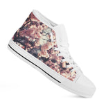 Sakura Cherry Blossom Print White High Top Shoes