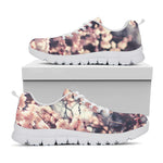Sakura Cherry Blossom Print White Sneakers