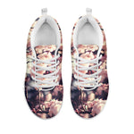 Sakura Cherry Blossom Print White Sneakers