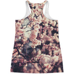 Sakura Cherry Blossom Print Women's Racerback Tank Top