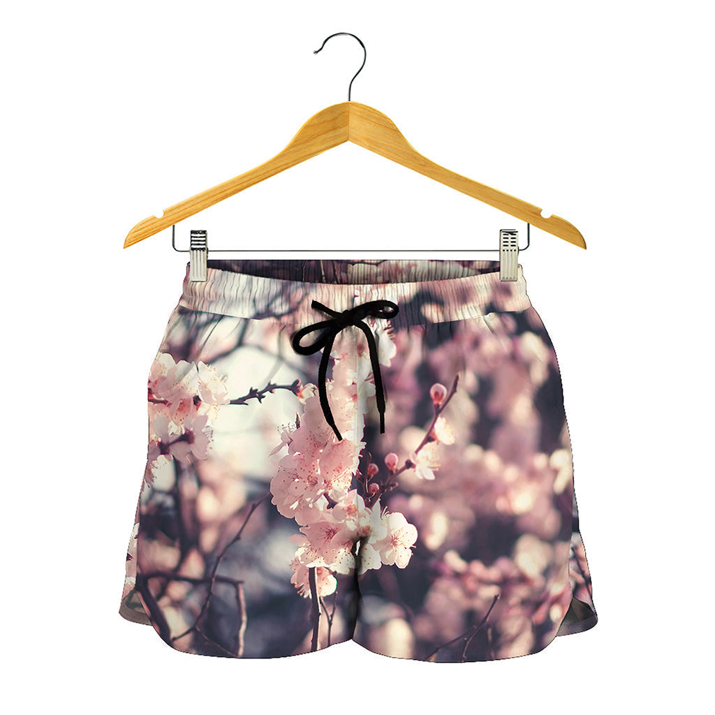 Sakura Cherry Blossom Print Women's Shorts