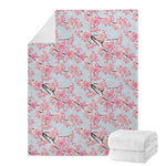 Sakura Flower Cherry Blossom Print Blanket