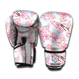 Sakura Flower Cherry Blossom Print Boxing Gloves – GearFrost
