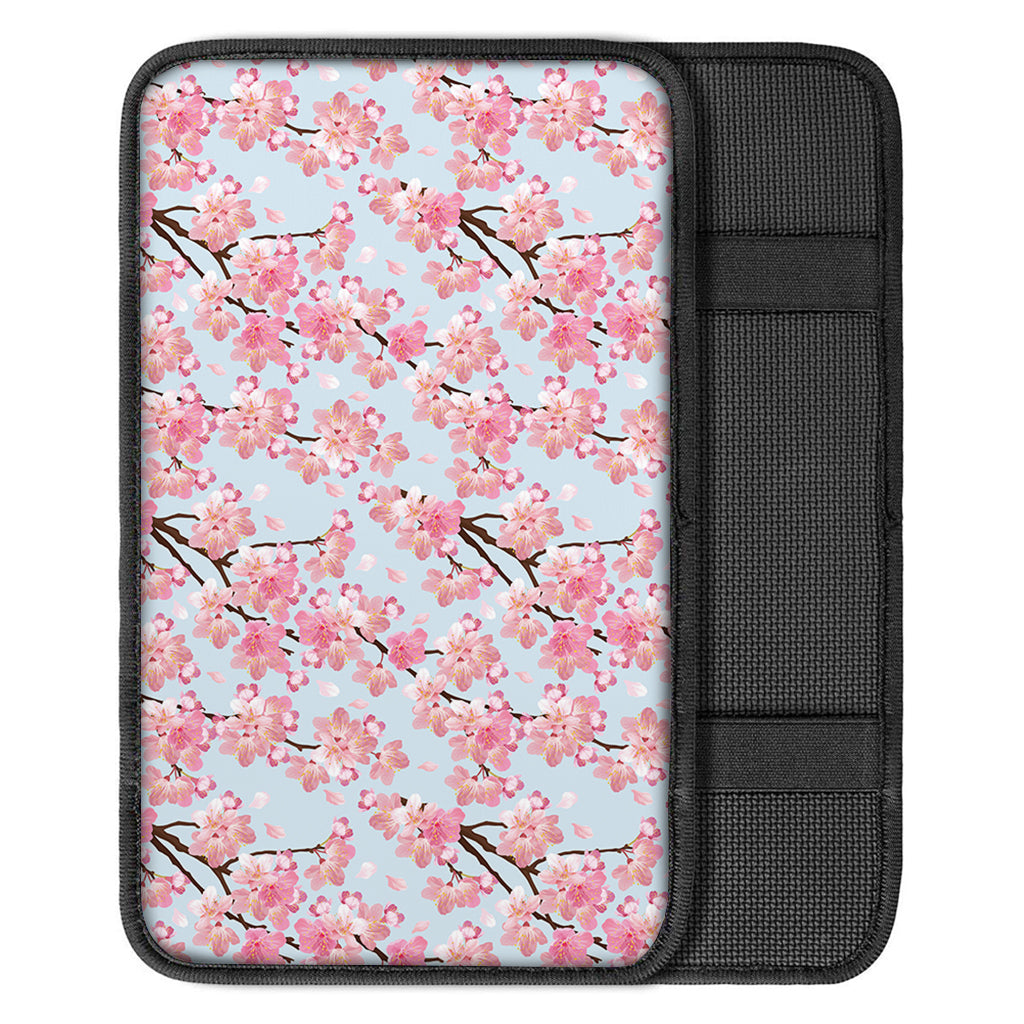 Sakura Flower Cherry Blossom Print Car Center Console Cover