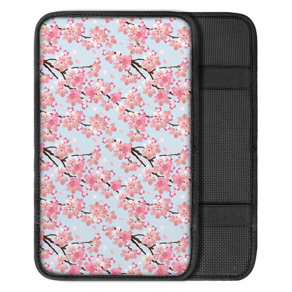 Sakura Flower Cherry Blossom Print Car Center Console Cover