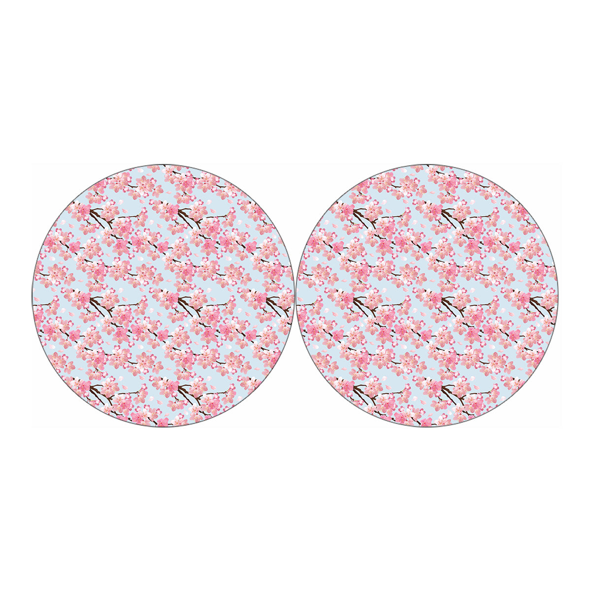 Sakura Flower Cherry Blossom Print Car Coasters