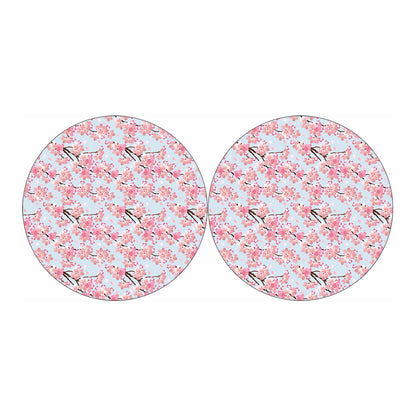 Sakura Flower Cherry Blossom Print Car Coasters