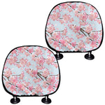 Sakura Flower Cherry Blossom Print Car Headrest Covers